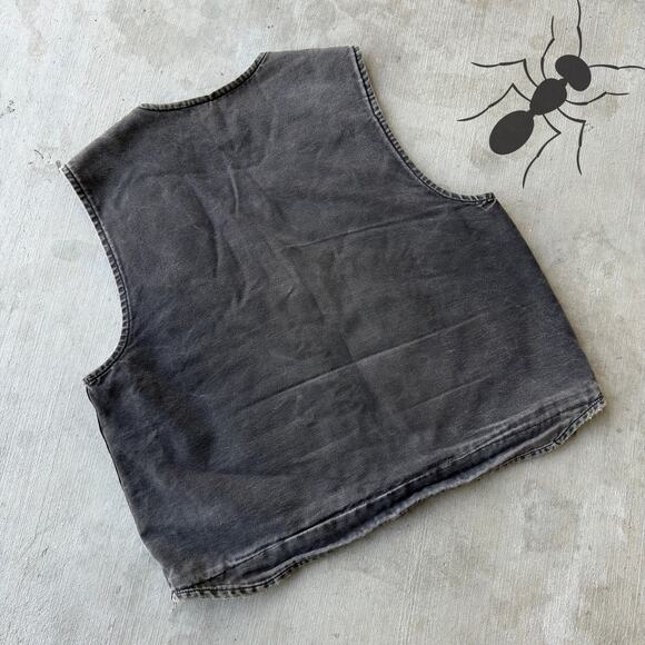 Vintage Y2K Carhartt V26 black work wear vest - Picture 4 of 4